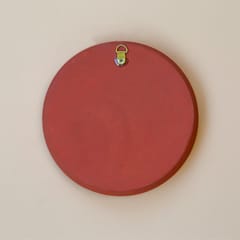 Almiro Tree Terracotta Wall Plate with YJHD Quote -Mein Udna Chahta Hun by Bunny for Living Room, Bedroom, Office, 20cm