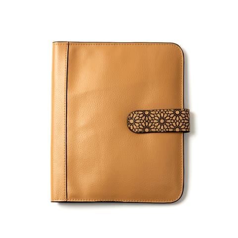 Green Hermitage - Vegan Leather Diary & Pen Set - Almond