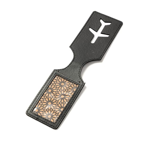 Green Hermitage - Airplane Vegan Leather Travel Tag - Kohl