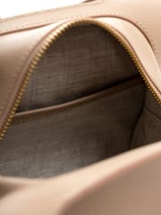 Green Hermitage - Aphrodite Satchel/Crossbody Bag - Apple Leather ( Caramel)
