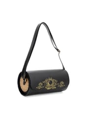 Green Hermitage - Nyx Duffle Bag - Apple Leather (Black [Embroidery ])