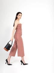 Green Hermitage - Hamera Bucket Bag - Apple Leather (Black & Gingerbread)