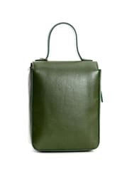 Green Hermitage - Ceres Satchel/Crossbody Bag - Cactus Leather (Green)