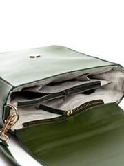Green Hermitage - Ceres Satchel/Crossbody Bag - Cactus Leather (Green)