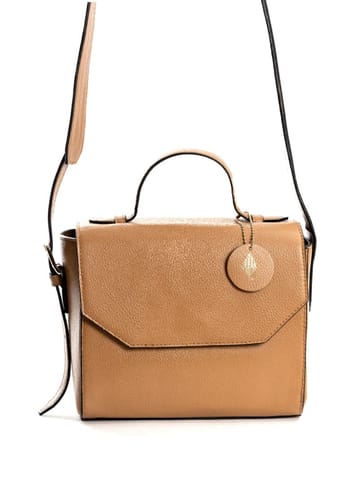 Green Hermitage - Asteria Stachel/ Crossbody Bag - Apple Leather (Caramel)