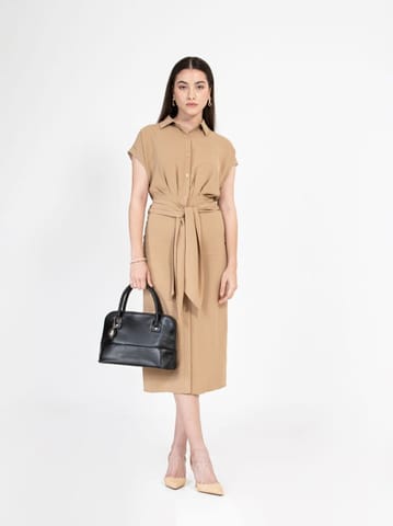 Green Hermitage - Theia Soulder Bag - Cactus Leather ( Black)