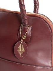 Green Hermitage - Theia Soulder Bag - Cactus Leather ( Red)