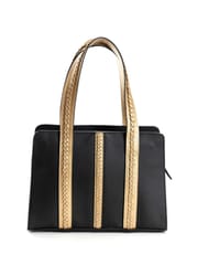 Green Hermitage - Gaia Soulder Bag - Cactus Leather (Black & Gold)