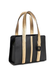Green Hermitage - Gaia Soulder Bag - Cactus Leather (Black & Gold)