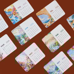 bioQ PLANTABLE CALENDAR - EASY STAND 2025 makes it easy to plan your year! With its sleek and stylish design, this calendar will be a great addition to any desk or office. The calendar is made with high