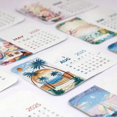 bioQ PLANTABLE CALENDAR - EASY STAND 2025 makes it easy to plan your year! With its sleek and stylish design, this calendar will be a great addition to any desk or office. The calendar is made with high