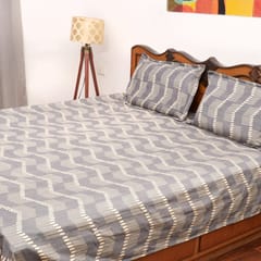 Coral Slub - Rhythm Double Bed Sheet Set, 90" x 100"