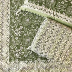 Coral Slub - Vanya Bedsheet Set 100% Cotton, King Size, 100" x 108"