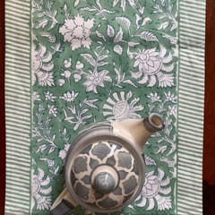 Coral Slub - Vasanta Table Runner, 100% cotton, 13" x 72"