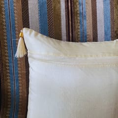 Coral Slub - AARA Offwhite Cushion Cover, 16" x 16", Pack of 1