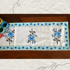 Coral Slub - Abeer Table Runner, 100% cotton, 13" x 72"