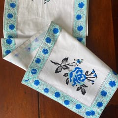 Coral Slub - Abeer Table Runner, 100% cotton, 13" x 72"