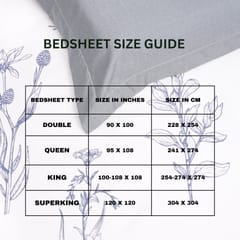 Coral Slub - Hemlata Bedsheet Set 100% Cotton, King Size, 100" x 108"