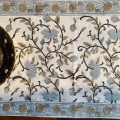 Coral Slub - Kasturi Table Runner, 100% cotton, 13" x 72"