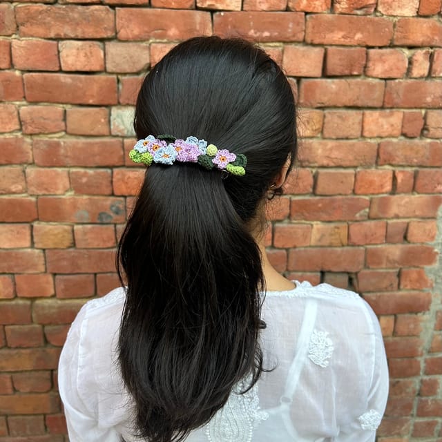 Ikriit’m - Blue Daisy Hair Clip