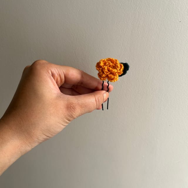 Ikriit’m - Marigold Crochet Hairpins