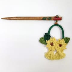 Ikriit’m - Sunflower on a Ring Hair Stick