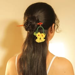 Ikriit’m - Sunflower on a Ring Hair Stick