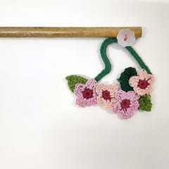 Ikriit’m - Pink Flowery Heart Hair Stick