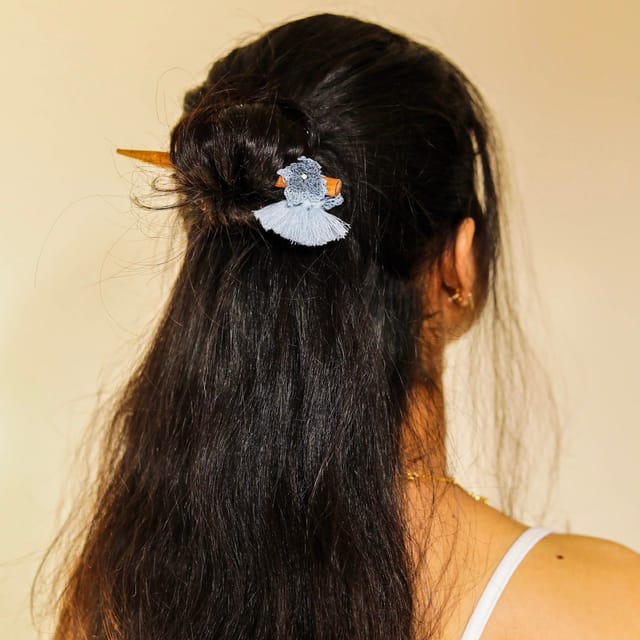 Ikriit’m - Hydrangea Crochet Hair Stick