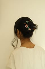 Ikriit’m - Pink Daisy Crochet Hair Tie