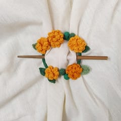 Ikriit’m - Tangerine Marigold Crochet Hair Tie