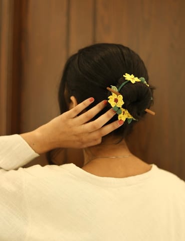 Ikriit’m - Sunflower Crochet Hair Tie