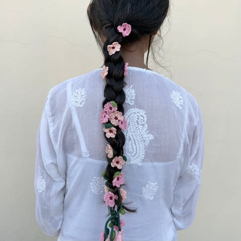 Ikriit’m - Pink and Peach Daisies Parandi