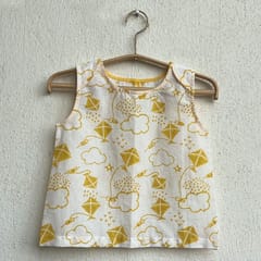 WHITEWATER KIDS UNISEX ORGANIC PATANG JHABLA WITH YELLOW PANTS