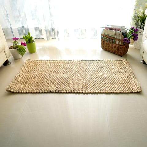 Second Innings - Braided Jute Woven Carpet