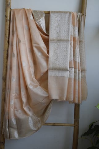 UTPALA Designs - Tan Benarasi Soft Georgette Saree