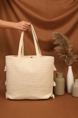 Ayuda Homes - Tasseled Tote Bag
