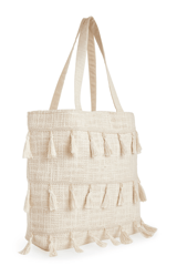 Ayuda Homes - Tasseled Tote Bag