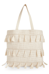 Ayuda Homes - Tasseled Tote Bag