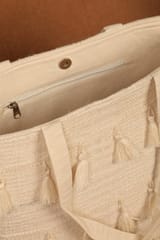 Ayuda Homes - Tasseled Tote Bag