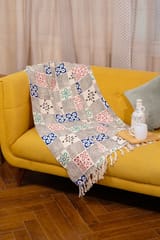 Ayuda Homes - Variegated Cotton Throw - Block Printed