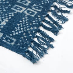 Ayuda Homes - Indigo Cotton Throw - Block Printed