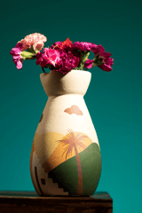 Ayuda Homes - Palm Oasis Terracotta Vase