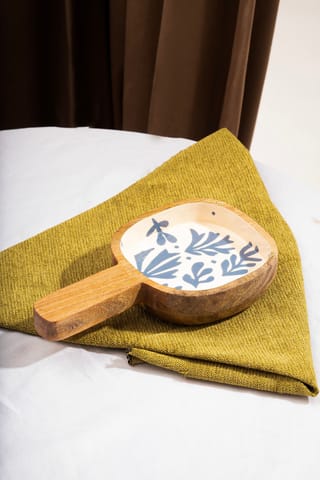 Ayuda Homes - Soft Bloom Wooden Platter