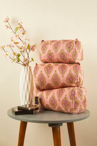 Ayuda Homes - Motif Chic Quilted Pouches (Set of 3)