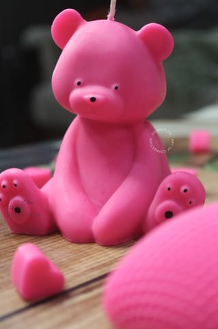 Divina Flos - Teddy Candle