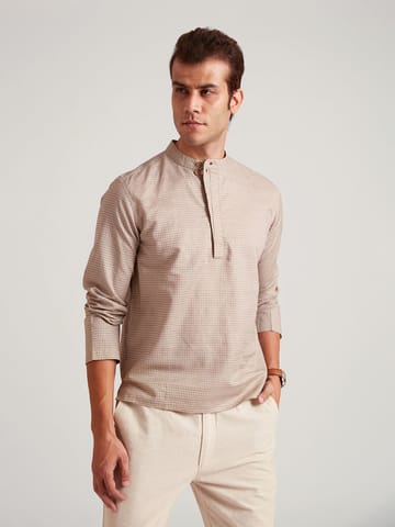 B77 Life - AEMON - Stylish Printed Shirt in Organic Cotton