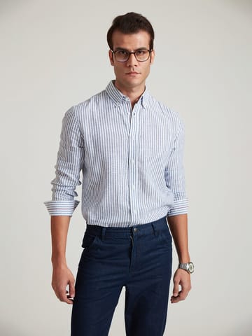 B77 Life - ACE - Formal Slim Fit Shirt In Organic Cotton