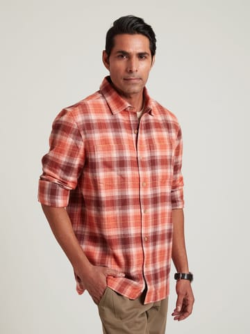 B77 Life - ACER - Stylish Organic Cotton Plaid Shirt