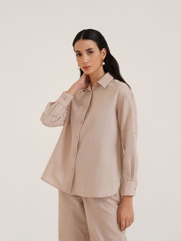 B77 Life - BIEWE – Collared Linen Shirt